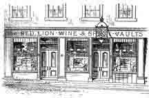 Etch of the Red Lion